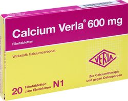 CALCIUM VERLA 600 mg Filmtabletten