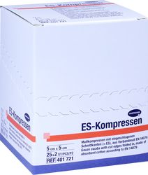 ES-KOMPRESSEN steril 5x5 cm 8fach