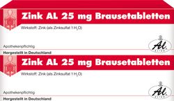 ZINK AL 25 mg Brausetabletten