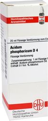 ACIDUM PHOSPHORICUM D 4 Dilution