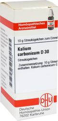 KALIUM CARBONICUM D 30 Globuli