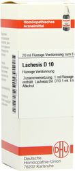 LACHESIS D 10 Dilution
