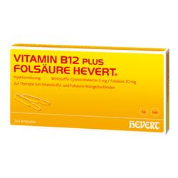 VITAMIN B12 PLUS Folsure Hevert a 2 ml Ampullen