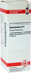HYOSCYAMUS D 4 Dilution
