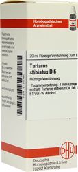 TARTARUS STIBIATUS D 6 Dilution