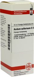 ACIDUM SULFURICUM D 3 Dilution