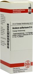 ACIDUM SULFURICUM D 4 Dilution