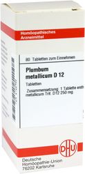 PLUMBUM METALLICUM D 12 Tabletten