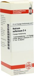 NATRIUM SULFURICUM D 4 Dilution