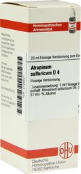ATROPINUM SULFURICUM D 4 Dilution