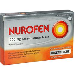 NUROFEN 200 mg Schmelztabletten Lemon