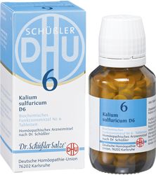 BIOCHEMIE DHU 6 Kalium sulfuricum D 6 Tabletten