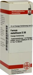 FERRUM METALLICUM D 30 Dilution