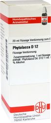 PHYTOLACCA D 12 Dilution