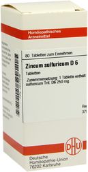 ZINCUM SULFURICUM D 6 Tabletten