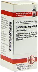 SAMBUCUS NIGRA D 3 Globuli