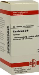 ABROTANUM D 6 Tabletten