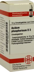 ACIDUM PHOSPHORICUM D 3 Globuli