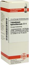 YOHIMBINUM HYDROCHLORICUM D 4 Dilution