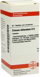 ZINCUM CHLORATUM D 6 Tabletten