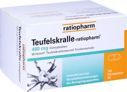 TEUFELSKRALLE-RATIOPHARM Filmtabletten