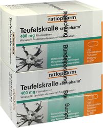 TEUFELSKRALLE-RATIOPHARM Filmtabletten