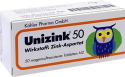 UNIZINK 50 magensaftresistente Tabletten