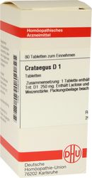 CRATAEGUS D 1 Tabletten