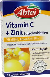 ABTEI Vitamin C plus Zink Lutschtabletten