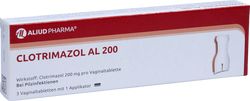 CLOTRIMAZOL AL 200 Vaginaltabletten