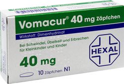 VOMACUR 40 Suppositorien