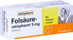 FOLSURE-RATIOPHARM 5 mg Tabletten