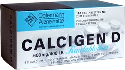CALCIGEN D 600 mg/400 I.E. Kautabletten