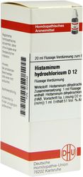 HISTAMINUM hydrochloricum D 12 Dilution