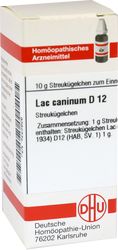 LAC CANINUM D 12 Globuli