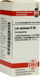 LAC CANINUM D 30 Globuli