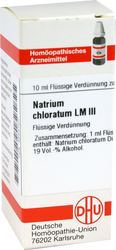 NATRIUM CHLORATUM LM III Dilution