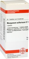 MANGANUM SULFURICUM D 12 Tabletten