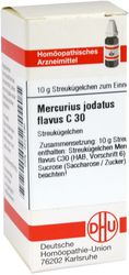 MERCURIUS JODATUS FLAVUS C 30 Globuli