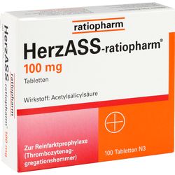 HERZASS-ratiopharm 100 mg Tabletten