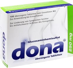 DONA 250 mg berzogene Tabletten