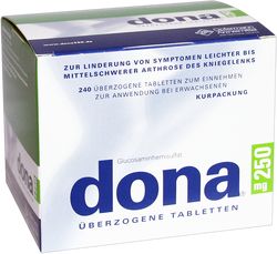 DONA 250 mg berzogene Tabletten