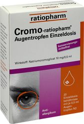 CROMO-RATIOPHARM Augentropfen Einzeldosis