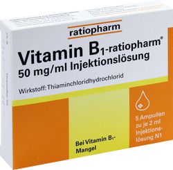 VITAMIN B1-RATIOPHARM 50 mg/ml Inj.Lsg.Ampullen