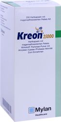 KREON 25.000 Hartkps.m.magensaftr.berz.Pellets