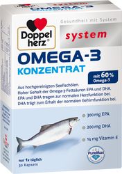 DOPPELHERZ Omega-3 Konzentrat system Kapseln