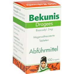 BEKUNIS Dragees Bisacodyl 5 mg magensaftres.Tabl.