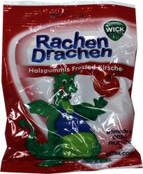 WICK RachenDrachen Halsgummis Kirsche