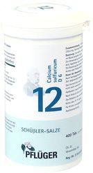 BIOCHEMIE Pflger 12 Calcium sulfuricum D 6 Tabl.