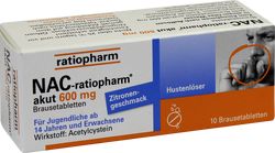 NAC-ratiopharm akut 600 mg Hustenlser Brausetabl.